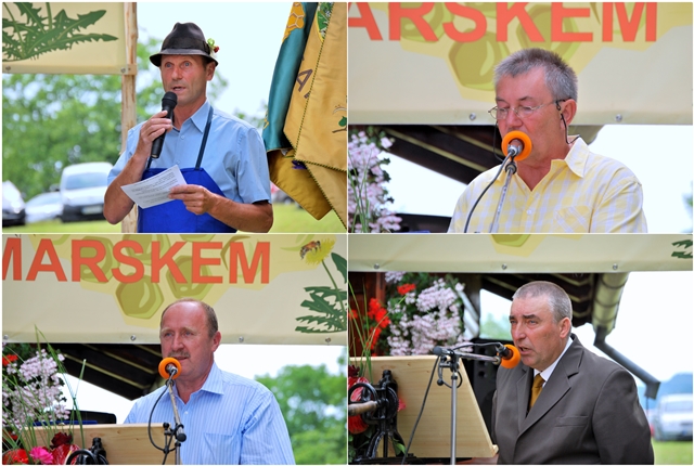 Igor Habjan, Slavko Zorin, Jože Čakš in Franc Šmerc