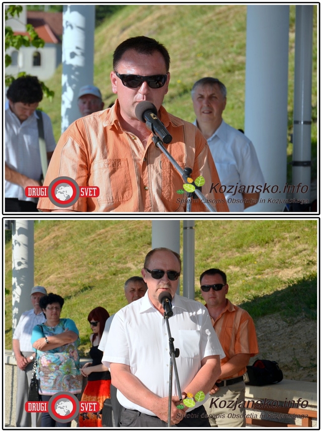 Prisotne sta nagovorila in podrobneje predstavila projekt predsednik KS Sladka Gora Gorazd Močnik in župan občine Šmarje pri Jelšah Jože Čakš Prisotne sta nagovorila in podrobneje predstavila projekt predsednik KS Sladka Gora Gorazd Močnik in župan občine Šmarje pri Jelšah Jože Čakš