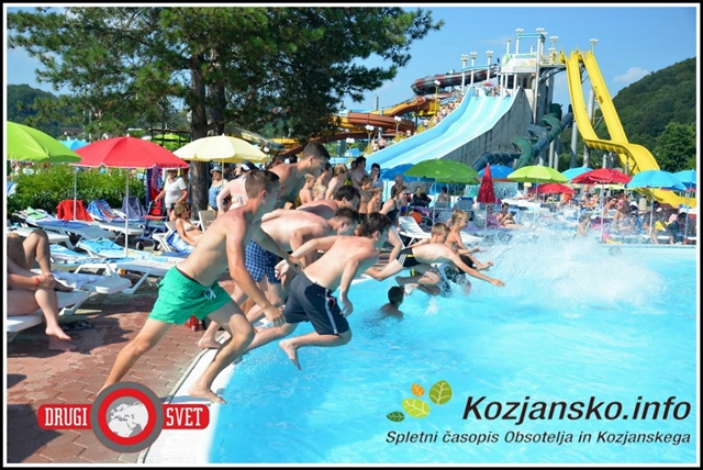 V Aqualuni so tudi minulo soboto poskrbeli za številne zabavne igre z nagradami