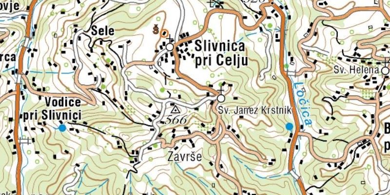 slivnica_pri_celju_zemljevid