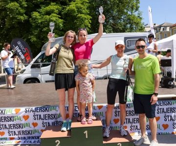 Prva na 10 km je bila Natalija Mašera, drugo mesto je osvojila Andreja Gorčan, tretje pa Jasna Eržen