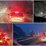 Prekrižala sta se ponedeljkova jutranja prometna konica in sneženje (dopolnjeno)