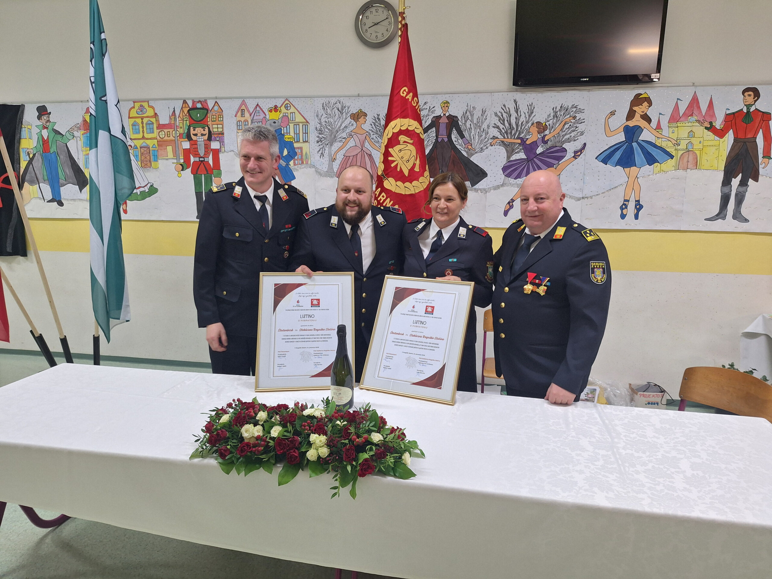 OBČNI ZBOR PGD STEKLARNA ROGAŠKA SLATINA (FOTO: Arhiv Pgd Steklarna Rogaška )Slatina