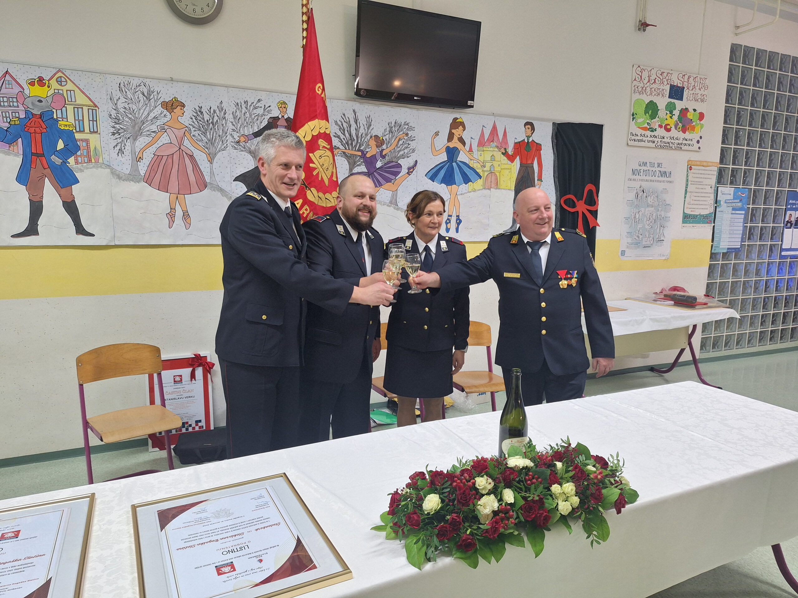 OBČNI ZBOR PGD STEKLARNA ROGAŠKA SLATINA (FOTO: Arhiv Pgd Steklarna Rogaška )Slatina