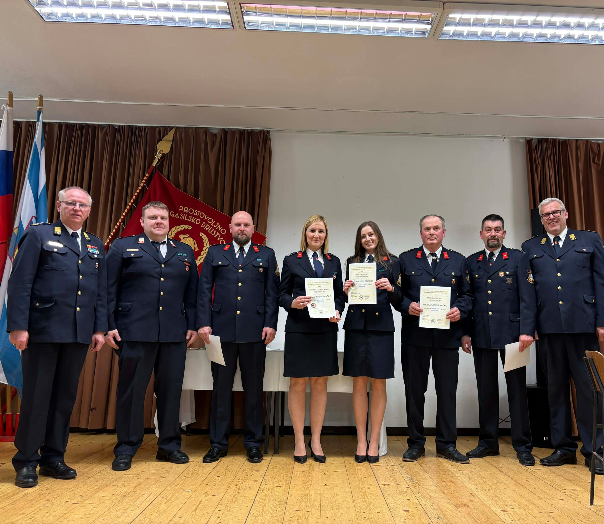 Občni zbor PGD Kristan Vrh (foto: Arhiv Pgd Kristan Vrh)