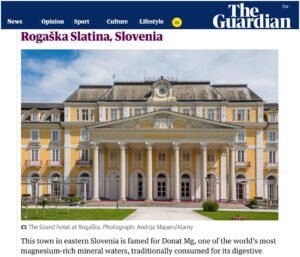 Ugledni britanski časopis Rogaško Slatino uvrstil med 10 najboljših zdravilišč v Evropi
